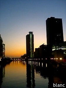 中之島あたり（マジックアワー）